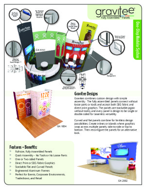 Gravitee One-Step Modular Hybrid Exhibits